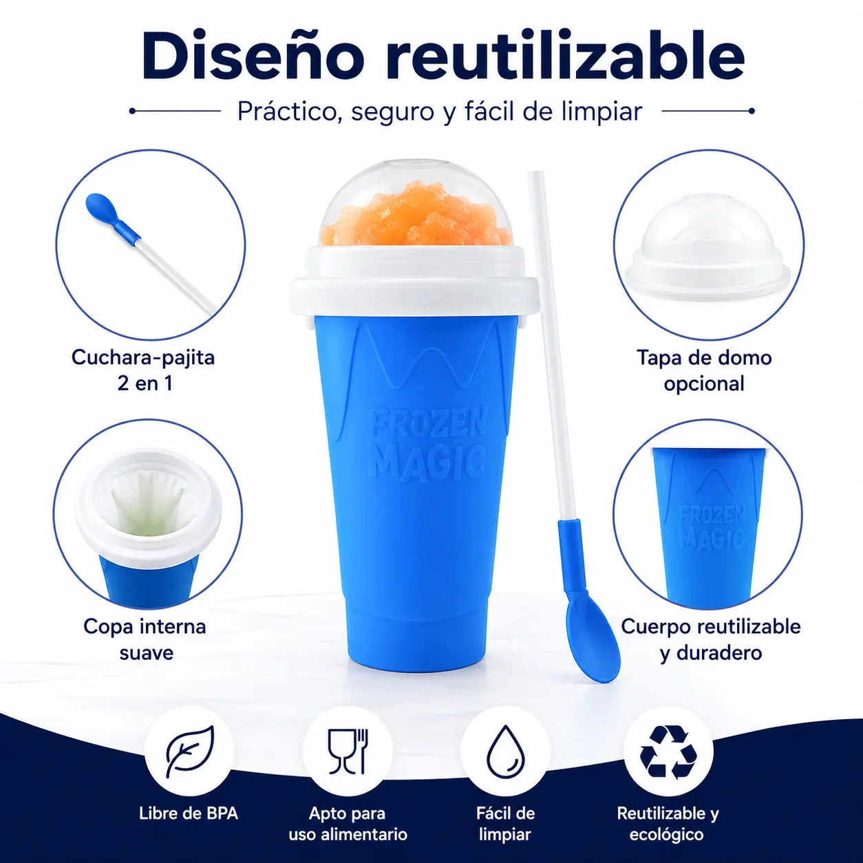 DryGo - Vaso para Crear Granizado