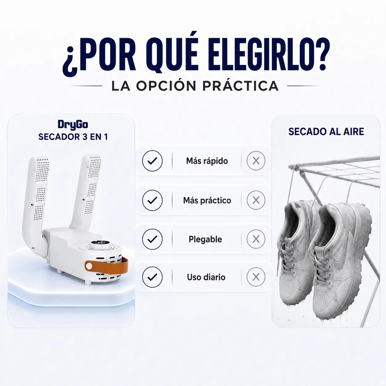 DryGo™ – Secador de Zapatos Portátil