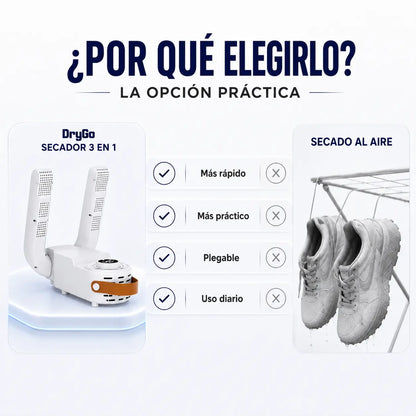 DryGo™ – Secador de Zapatos Portátil